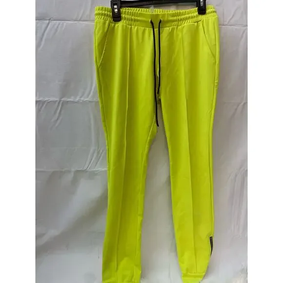 Neon Half Heart Set 2-Piece Bright Yellow Green GUC Women's Medium - Picture 3 of 7